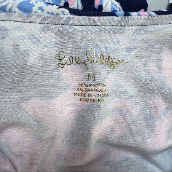 Lilly Pulitzer Stirling Amore Please Floral Ruffles Dress 001144 Medium - Picture 6 of 11